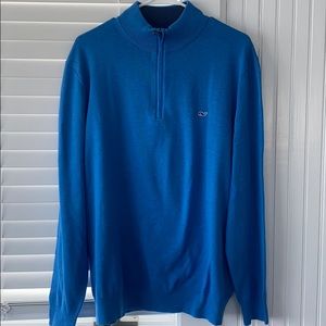 Vineyard vines 1/4 zip mock neck